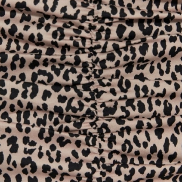 Zara Leopard Print Fitted Mini Skirt Women's Small S Sexy Casual Summer Party - Picture 5 of 8